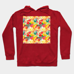 watercolorfruits Hoodie